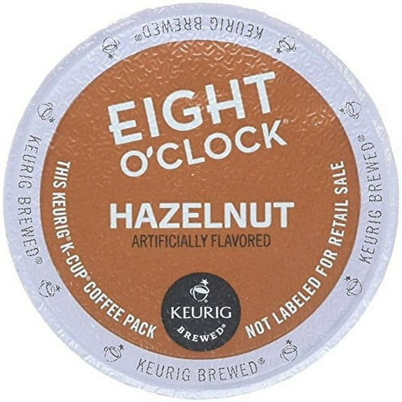 48 Count - Eight O'Clock Hazelnut Coffee k Cup For KEURIG Brewers