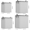 thumbnail image 2 of KOYPTL 4 Pack Large Capacity Colth Storage Bag with Reinforced Handle Non Woven Moving Bags Can Foldable,Portable Wardrobe Sorting Collapsible Storage Organizers&Container for Blankets Bedding Pillow, 2 of 7