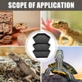 thumbnail image 4 of KAKOWELY 3Ud Negro Para Y Comida De Reptiles Con Estructura Estable Y Material Premium, 4 of 6