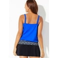 thumbnail image 2 of Swimsuits for All Loop Strap Blouson Tankini Set With Skirt, 2 of 5