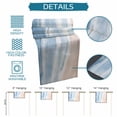 thumbnail image 6 of Ombre Blue Waves Table Runner 72 Inches, Gradient Coastal Beach Sandy Ocean Bed Runner Dresser Scarves Tabletop for Indoor Outdoor Parties/Ceremony/Banquet, 18" x 72", 6 of 9