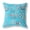 Bright Blue And Gray, variant on 18" X 18" Bright Blue And Gray Paisley Blown Seam Suede Throw Pillow