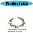 thumbnail image 5 of Bohemian Style Floral Hair Wreaths Wedding Headpieces for Special Occasion, 5 of 17