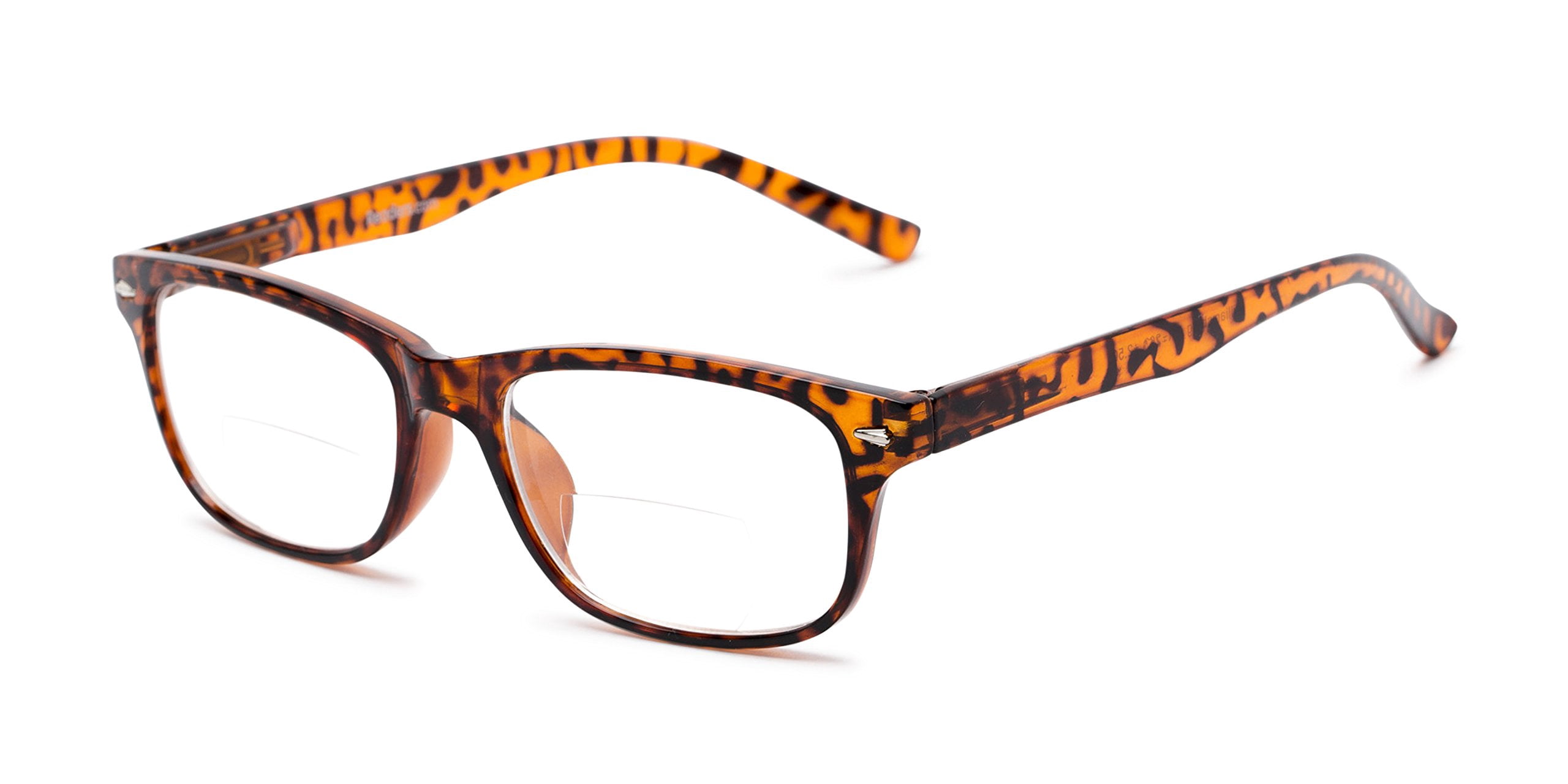 Readers.com Reading Glasses: The Williamsburg Bifocal square Style for Men and Women