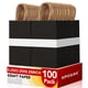thumbnail image 1 of Bolsas de papel para regalo XPCARE, 100 unidades, con asas de 13,3 x 8,3 x 21 cm, color negro, 1 of 7