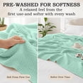 thumbnail image 6 of Yeciiwht Soft Gauze Blanket Breathable Lightweight Cotton Muslin Blankets Throw Blanket for Bed, Couch & Sofa, Cozy All-Season Home Blanket 90*79, 6 of 6
