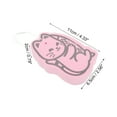 thumbnail image 4 of Unique Bargains 1 Pc Civet Cat Pattern Bath Sponge Body Scrubber Pink, 4 of 6