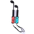 thumbnail image 4 of Juego De Pelota De Golf Cue Rod Experiencia Realista Plástico Telescópico Juego De Pelota De Golf Barra De Agarre Con Muñequera Para Nintendo Para Switch Para Joy-Con Controller Handle 2Pcs Cateissary EL014367-01, 4 of 6
