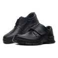 thumbnail image 1 of Zapato Hombre Casual Velcro Merano Piel Negro Liso Velcro negro 25, 1 of 6