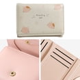 thumbnail image 3 of Cartera de pu de estudiante de gato de dibujos animados lindo, billetera corta de tres pliegues de moda para mujer MFZFUKR CPB-US-PSF922-5, 3 of 5