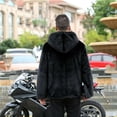 thumbnail image 4 of Nuevos abrigos de piel sintética de visón de invierno, chaqueta para hombre con cuello vuelto grueso/chaqueta de piel sintética con capucha, abrigo negro para hombre, 4 of 4