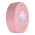 thumbnail image 2 of Jygee Sealing Strips Mildew-Proof Colorful Wall Sticker Anti-mold Strong Self Adhesive Tape Toilet Corner Windows Shower Stove 3.2m*2.2cm Pink, 2 of 5