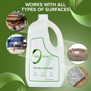 Zero Odor Pet Odor Eliminator Air & Surface Deodorizer for Dog Cat Urine Carpet 64 oz