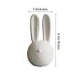 thumbnail image 3 of Honmine Easter Ceramic Bunny, Cute Rabbit Figurine Ornament, Desktop Living Room Decor, TV Cabinet Tabletop Statue, 3 of 9