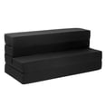 thumbnail image 1 of Sofá Cama Portátil Onof  SCI-NEG Plegable 2 en 1 Matrimonial Color Negro, 1 of 4