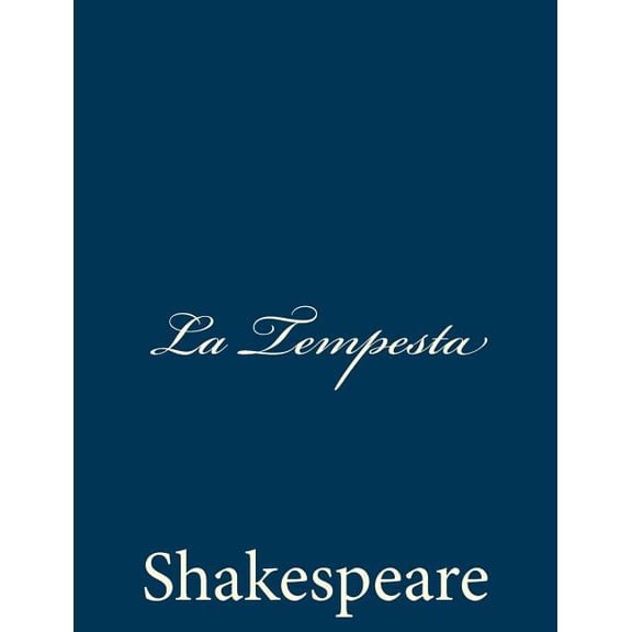 La Tempesta : Dramma