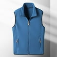 thumbnail image 4 of Kureaily Men's Fleece Vest, Lightweight Warm Zip Up Polar Vests Outerwear with Zipper Pockets, Sleeveless Jacket for Winter, 4 of 6