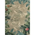 thumbnail image 2 of Unique Loom Outdoor Botanical Collection Area Rug - Kula (10'  x 14' 2" Rectangle Multi/Gray), 2 of 6