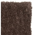 thumbnail image 5 of SAFAVIEH Glen Solid Plush Shag Runner Rug, Chocolate, 2'3" x 8', 5 of 5
