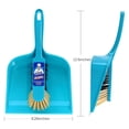 thumbnail image 2 of Juego de recogedores y cepillos MR. SIGA, 2 unidades, color azul y gris, 2 of 7