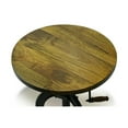 thumbnail image 2 of Carolina Classics Regan Adjustable Crank Accent Table in Harvest Oak/Industrial, 2 of 4