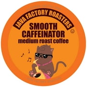 Java Factory Single Cup Coffee Keurig, Smooth Caffeinator Medium Roast, 40 Count