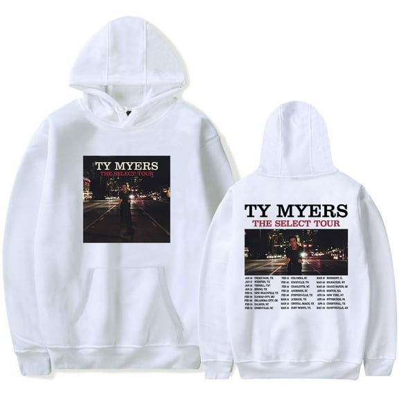 Ty Myers  merch The Select Tour 2025  Hooded drawstring pocket sweatshirt unisex fashion pullover
