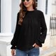 thumbnail image 1 of Ichuanyi liquidación de la moda mujer casual sólido sólido manga larga camiseta suelta blusa otoño ICHUANYI WER202308212594, 1 of 7