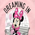 thumbnail image 3 of Disney - Mickey & Friends - Minnie Dreaming in Paris - Toddler And Youth Girls Raglan Graphic T-Shirt, 3 of 5