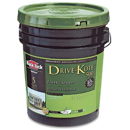 Black Jack Drive Kote 500 Driveway Filler & Sealer, 4.75 (Best Way To Seal Concrete Driveway)