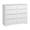 Wood grain white, variant on BouPower Modern Wooden 8 Drawer Dresser Chest, Large Deep Storage Dresser Cabinet for Bedroom Living Room Hallway & Kids Room
