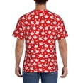 thumbnail image 2 of Naloa Maple Leaves Men's T-Shirt Sport T-shirt Men's Basic Tee Casual Men's Shirt, Round Neck, Short Sleeves - X-Large, 2 of 5