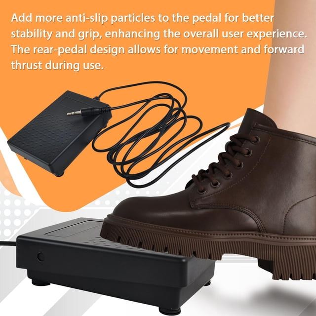 Pedal de sustain y apagador de teclado con cable de 170 cm, carcasa de metal, accesorios de repuesto para instrumentos musicales, conector de 3,5 mm