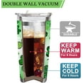 thumbnail image 4 of St Patricks Day Tumbler with Lid and Straw, Glitter Lucky Green Shamrocks Clover Stainless Steel Travel Coffee Cup, Saint Patricks Day Ireland Irish Gifts, 20oz Double Wall Vacuum Insulated Mug, 4 of 6