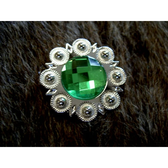 4 Conchos Rhinestone Horse Saddle Western  Berry Green CO27
