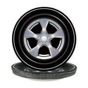 KeirineCC Race Car Party Plates and Napkins, Racing Car Race Track Party Supplies Disposable Tableware Decor Racing Wheel Sports Themed Dinnerware for Boys/Kids Birthday Party, Serves 24 - 7"Plates