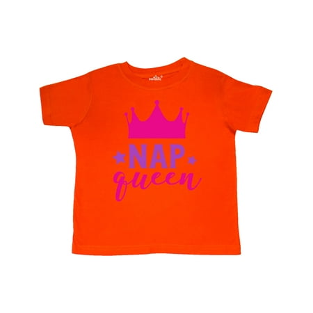 

Inktastic Nap Queen Crown Stars - Pink Purple Gift Toddler Toddler Girl T-Shirt
