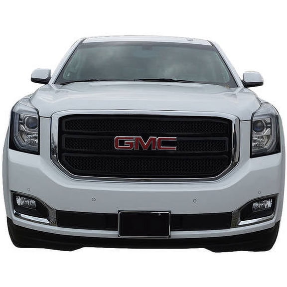 ABS Black Grille Tape-On for 15-17 GMC Yukon, Gloss Black