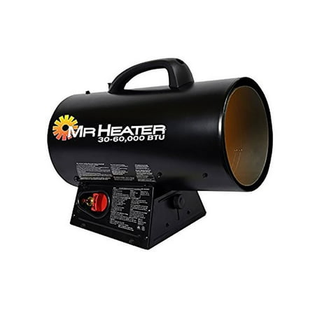 Mr. Heater MH60QFAV QBT Forced Air Propane Heater, 30000-60000