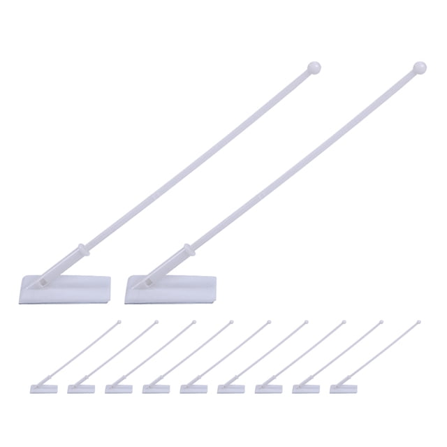unbranded 12 Pcs Support de Mât de Drapeau Cylindrique pour Montage Extérieur et Voyage