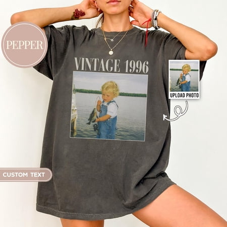 Personalized 30th Birthday Shirt Custom Photo Unisex Birthday Shirt 30th Birthday Gift 40t