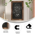 thumbnail image 6 of Merrick Lane Magnetic Wall Mount Chalkboard Sign with Eraser, 6 of 12