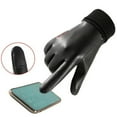 thumbnail image 4 of Dyfzdhu Men Winter Flipable Two Fingers Plush Warm Waterproof Windproof Leather Gloves, 4 of 6
