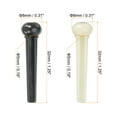 thumbnail image 2 of Uxcell Acoustic Guitar Bridge Pins Pegs, Plastic Guitar String Pins Replacement, Beige Black 36Packss, 2 of 5