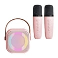 thumbnail image 1 of HILABEE Mini Karaoke Machine for Kids Portable BT Speaker Sturdy Easy to Use Creative Pink, 1 of 8