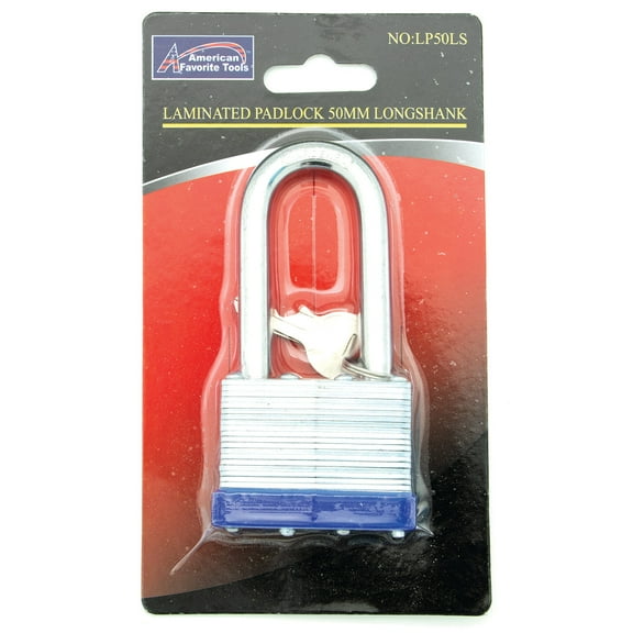 50mm Laminated Padlock Long Shank