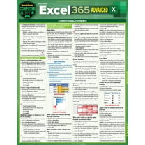 Microsoft Excel 365 Advanced : a QuickStudy Laminated Reference Guide (Edition 1) (Other)