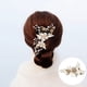 thumbnail image 1 of Pinzas para el cabello para mujeres, pinzas para peinar, pinzas para el cabello para niñas, accesorios para el cabello de aleación de cristal para bodas, peines, pasadores de perla, espirales, plancha, 1 of 4