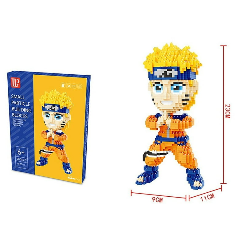 MOC NON LEGO Naruto Series Of Micro Particle Building Blocks Creative Puzzle Assembly Toy Kakashi Naruto Sasuke Educational Anime Model Toy