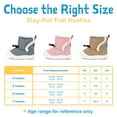 thumbnail image 2 of JAN & JUL Kids' Water Resistant Flexible Stay-On Winter Boots for Snow (Heather Grey, Size 7 Toddler), 2 of 7
